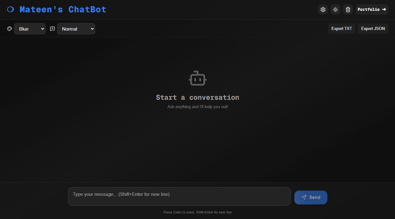 Mateen's ChatBot